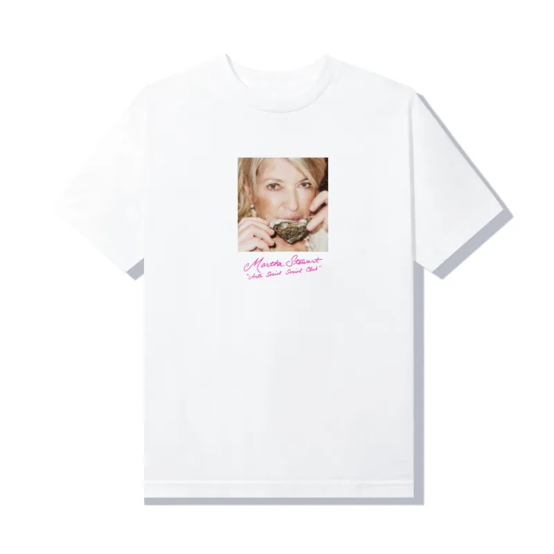 Martha Stewart x ASSC Oyster White Tee made by Anti Social Social Club