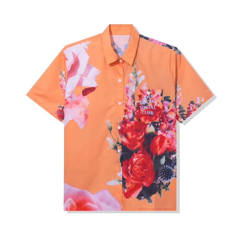 Summers Over Orange Button up sold by Anti Social Social Club