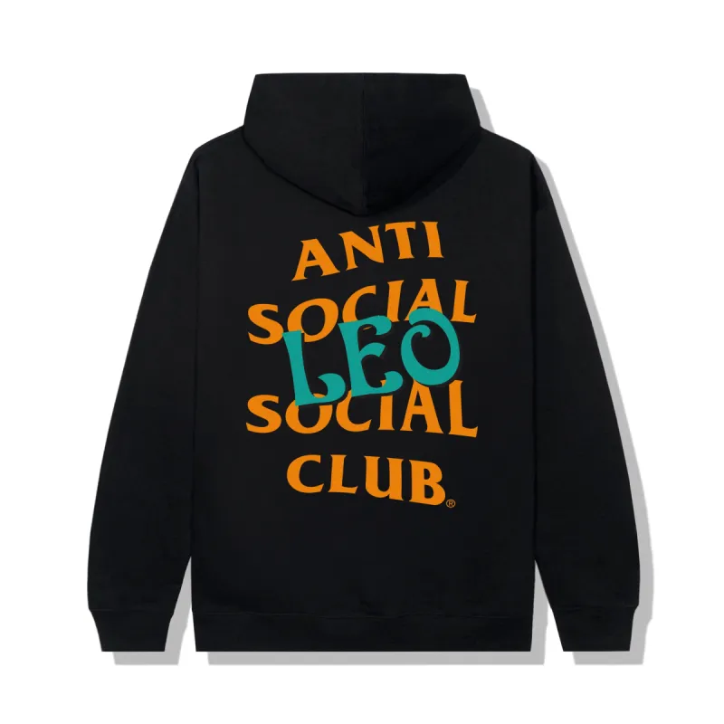 Leo Black Hoodie made by Anti Social Social Club
