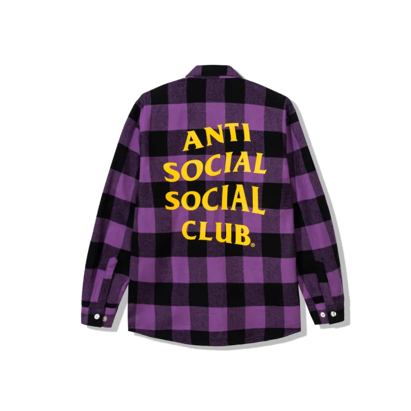Bored Games Purple Flannel sold by Anti Social Social Club