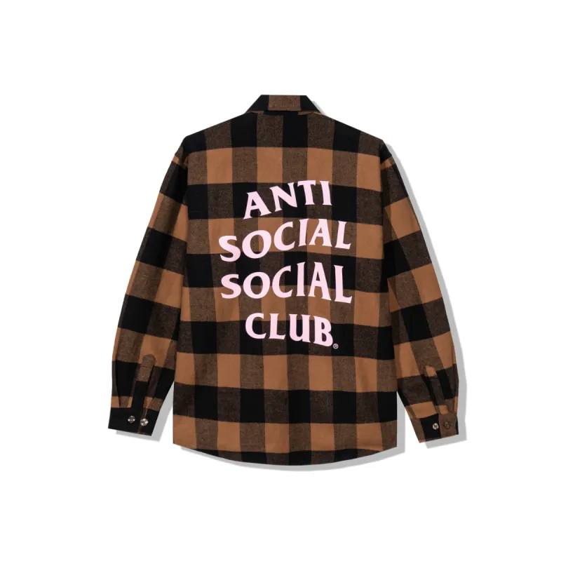 Bored Games Brown Flannel made by Anti Social Social Club