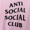 What Sup Pink Tee sold by Anti Social Social Club