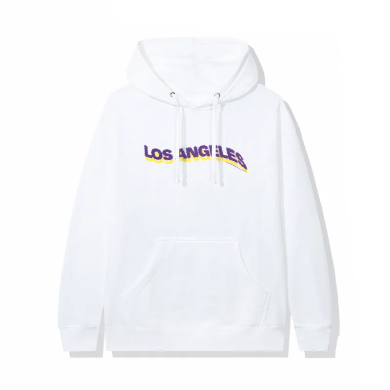 Los Angeles White Hoodie sold by Anti Social Social Club