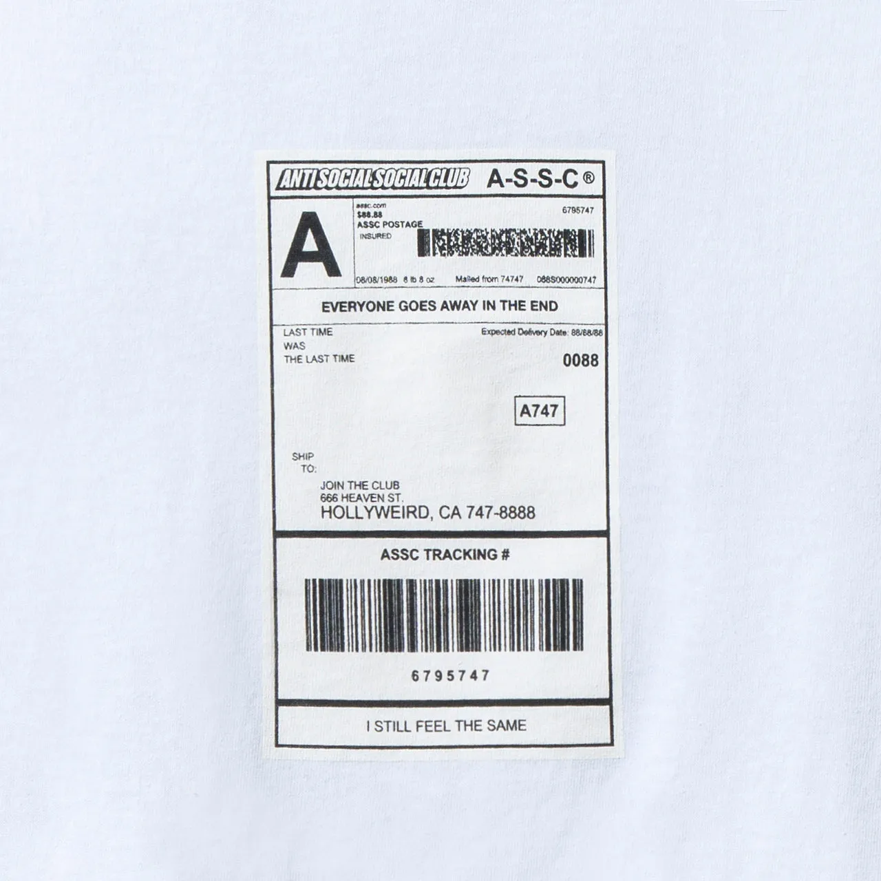 Thank God White Hoodie sold by Anti Social Social Club product image thumbnail 3