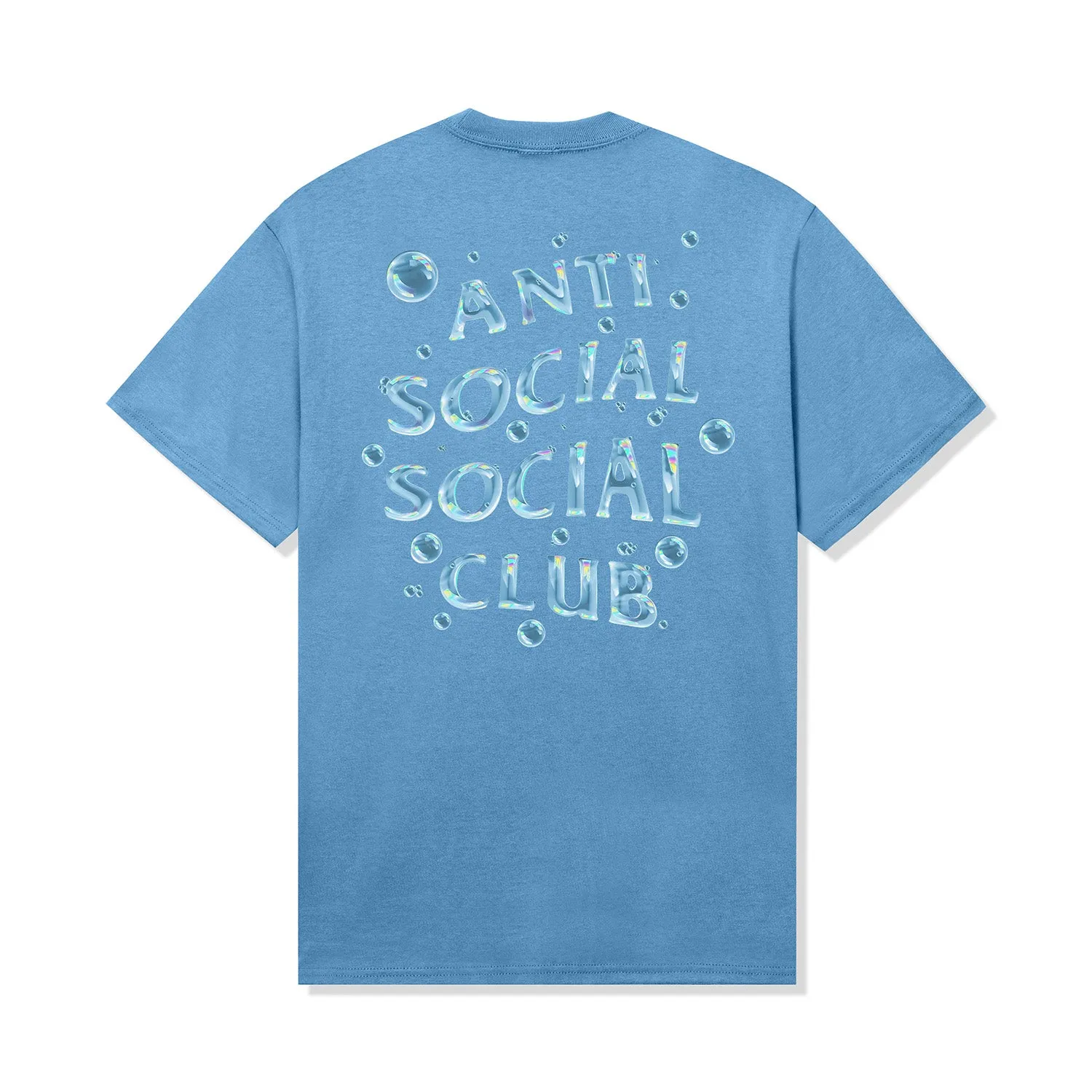 Bubble Logo Tee - Aquatic Blue sold by Anti Social Social Club