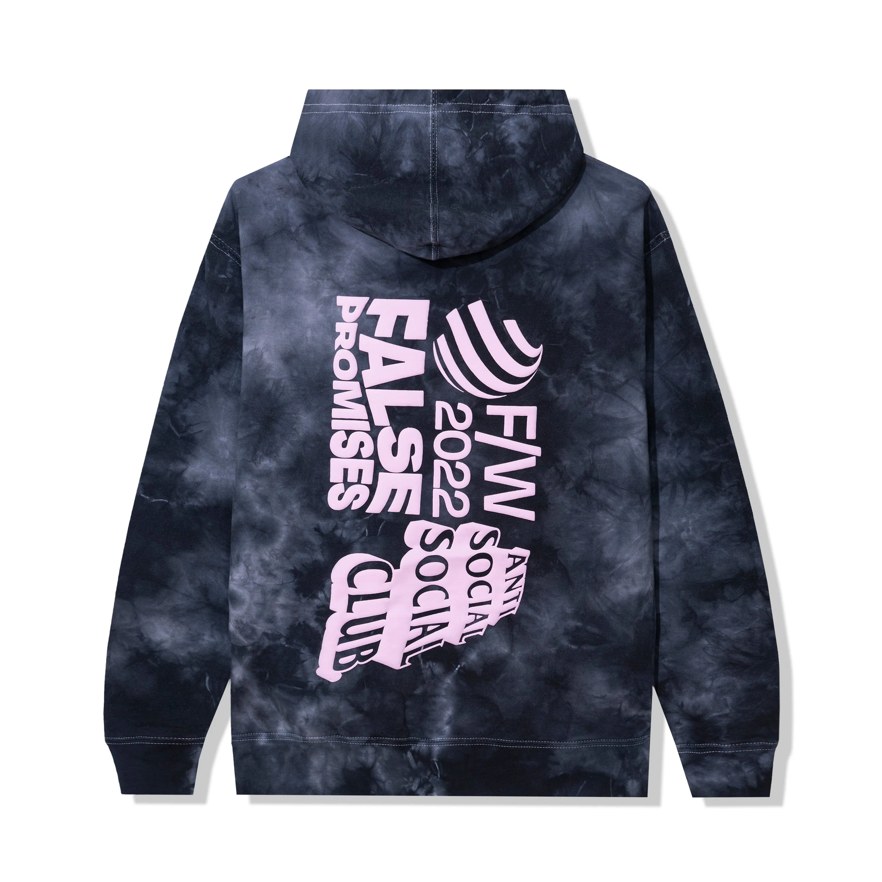 False Promises Black Tie Dye Hoody sold by Anti Social Social Club