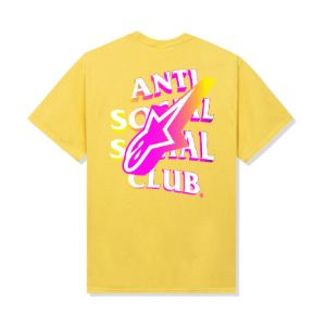 ASSC x Alpinestars Tucked Tee - Yellow sold by Anti Social Social Club
