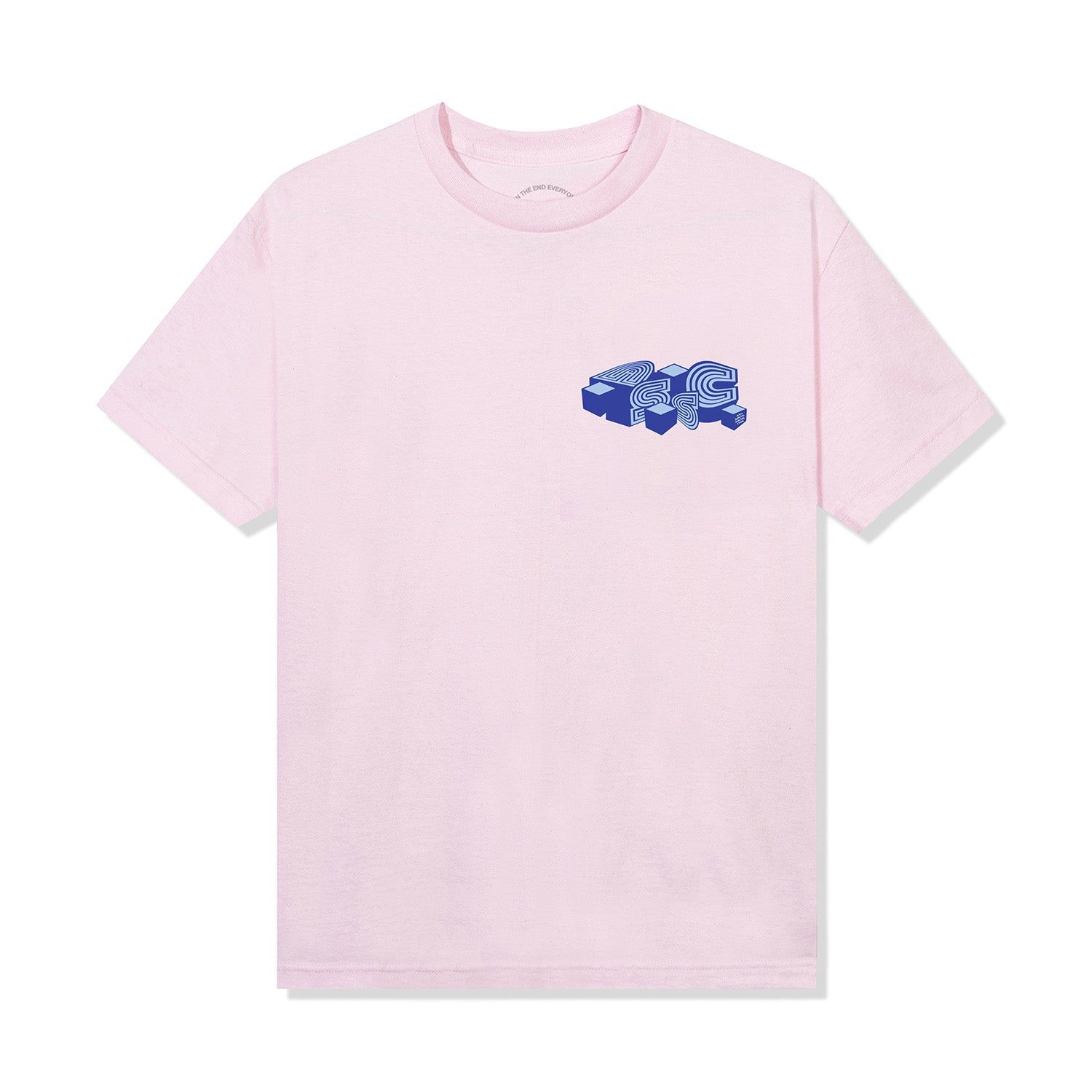 Uncertainty Tee - Pale Pink sold by Anti Social Social Club