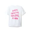 SMS White Tee sold by Anti Social Social Club