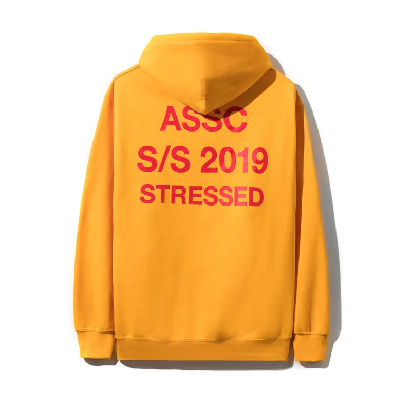 Stressed Yellow Hoodie sold by Anti Social Social Club