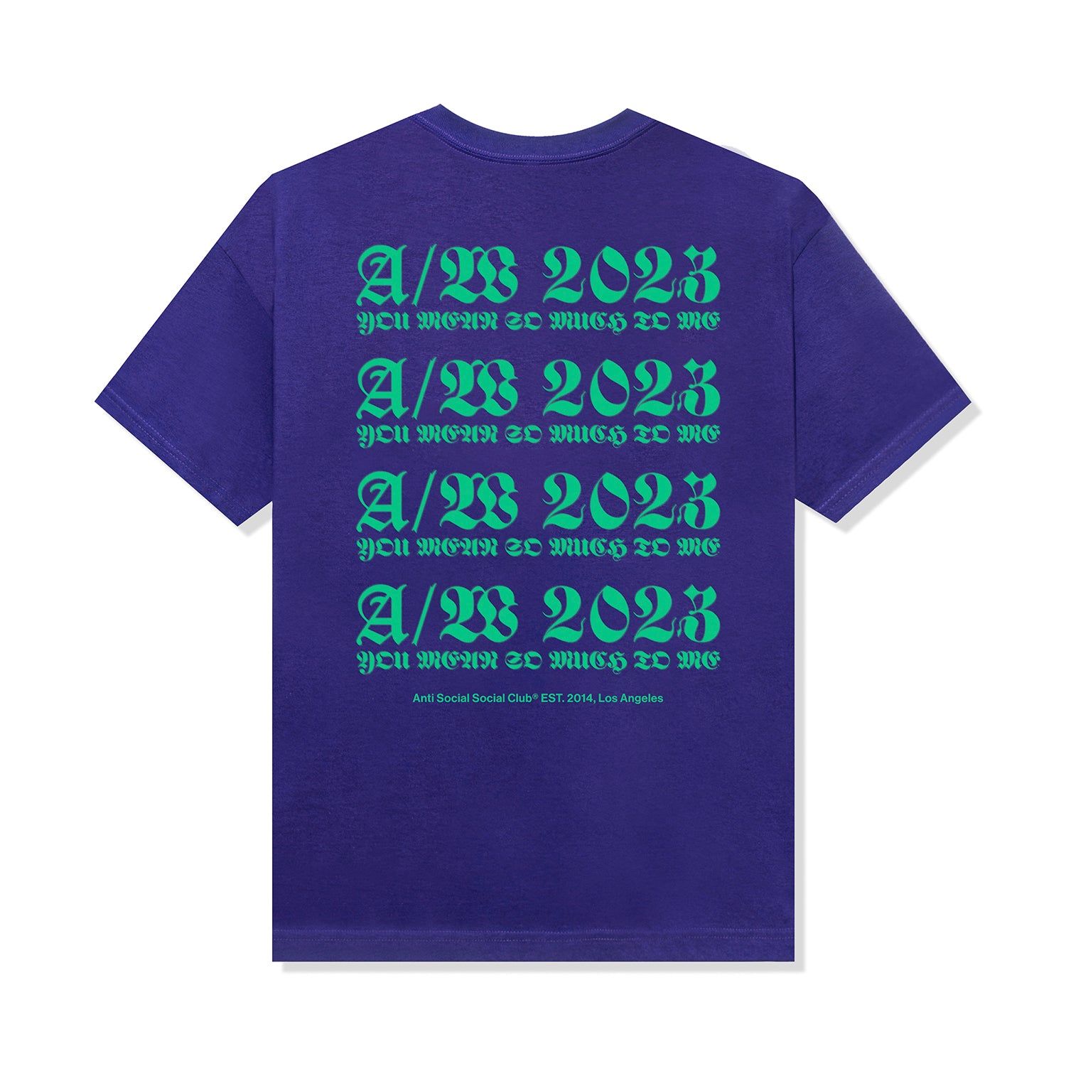 Nothing Else Tee - Purple sold by Anti Social Social Club