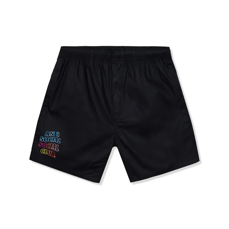 Feel The Light Beach Shorts - Black made by Anti Social Social Club