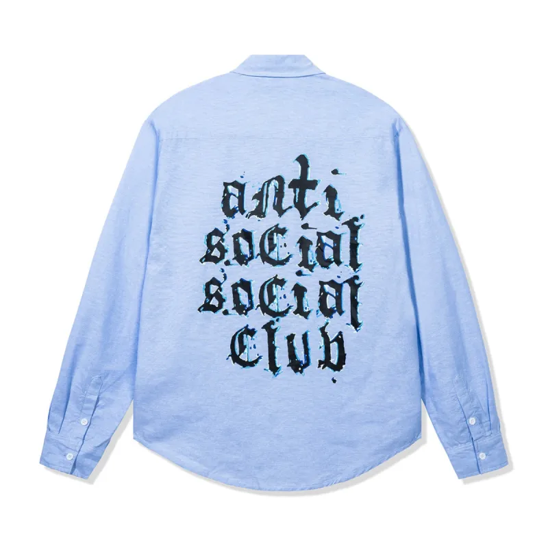 Love & War Oxford Shirt - Light Blue made by Anti Social Social Club