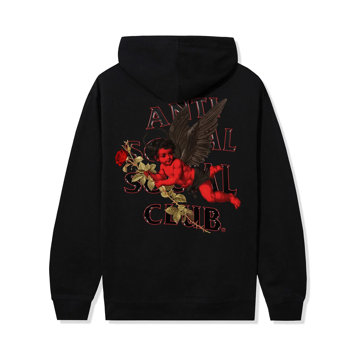 Hierarchy Hoodie - Black sold by Anti Social Social Club