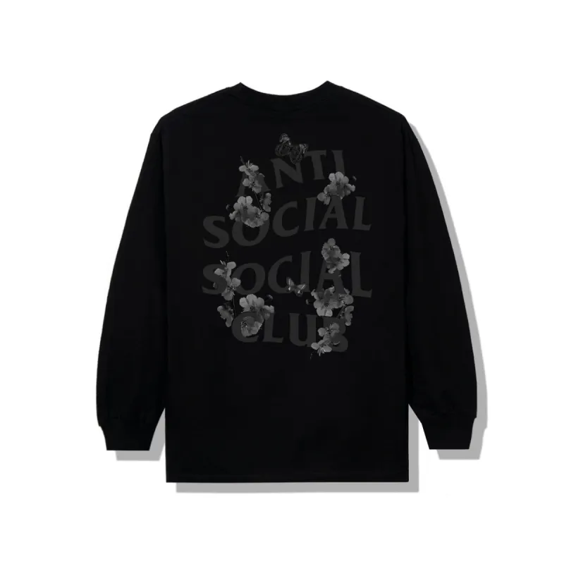 Dramatic Black Long Sleeve Tee sold by Anti Social Social Club