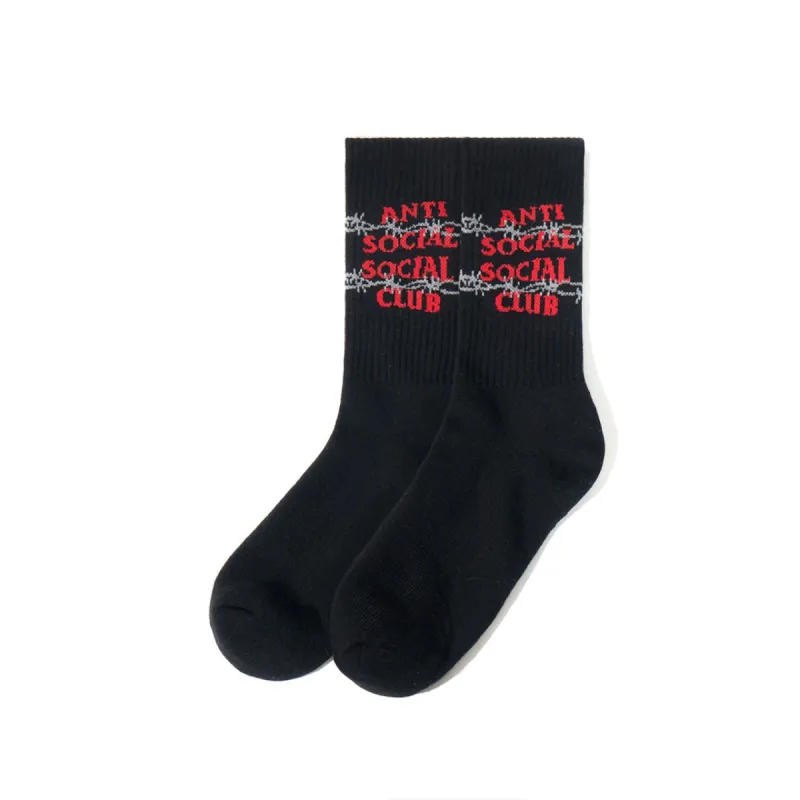 Barbara Black Socks sold by Anti Social Social Club