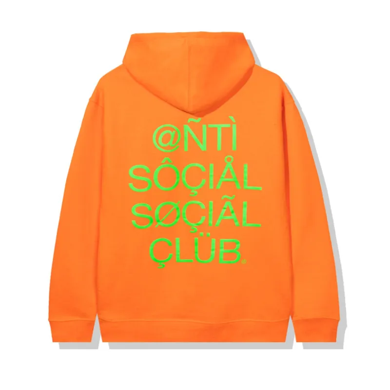 ASSC999 Orange Hoodie sold by Anti Social Social Club