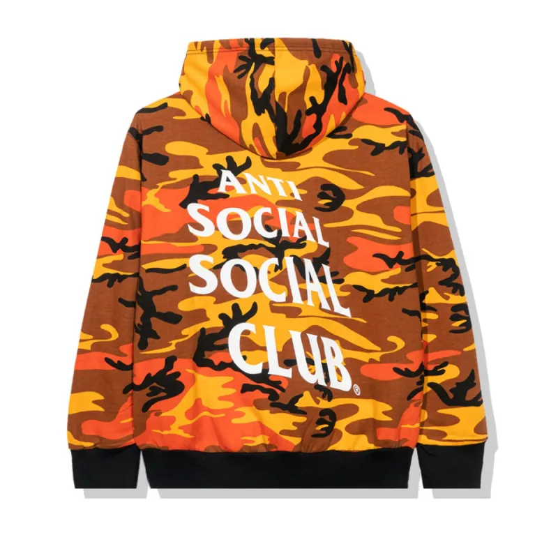 True Colors Orange Camo Hoodie sold by Anti Social Social Club