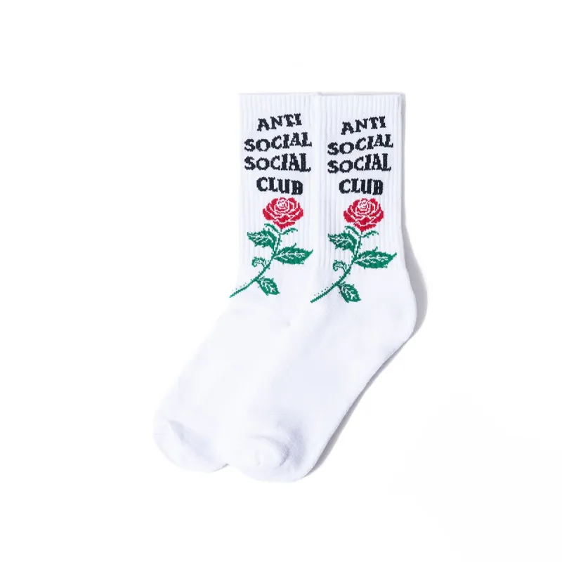 Broken Ankle White Socks sold by Anti Social Social Club