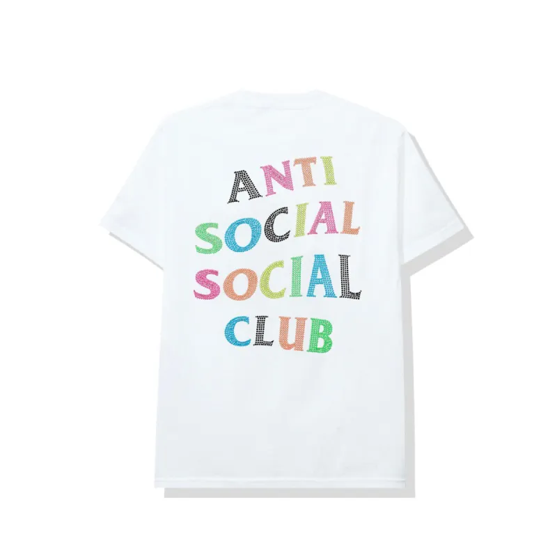 Stud Belt White Tee sold by Anti Social Social Club