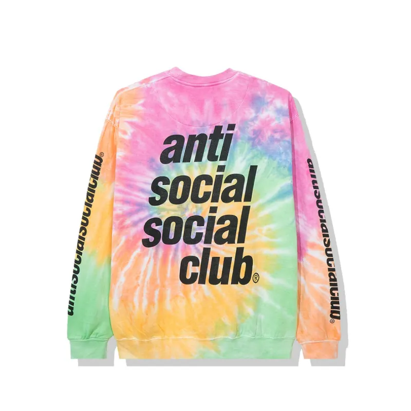 Rotterdam Rainbow  Tie Dye Long Sleeve Tee sold by Anti Social Social Club