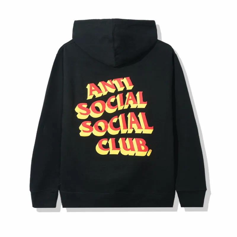 Popcorn Black Hoodie made by Anti Social Social Club