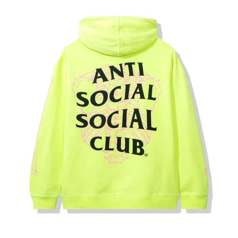 Car Underwater Neon Yellow Hoodie made by Anti Social Social Club
