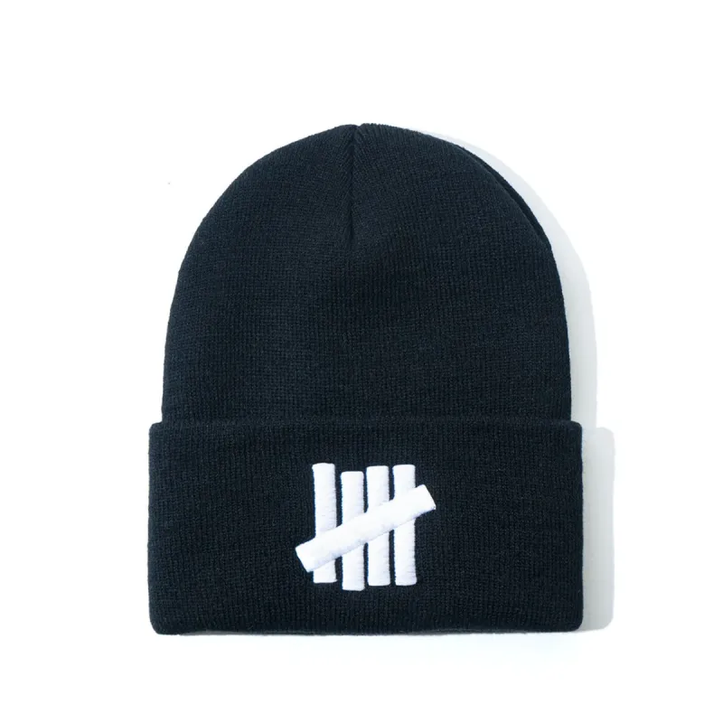 Baldie Black Knit Cap sold by Anti Social Social Club