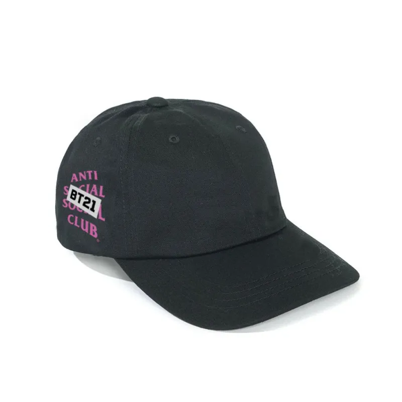 BT21 | ASSC Snapped Black Cap sold by Anti Social Social Club