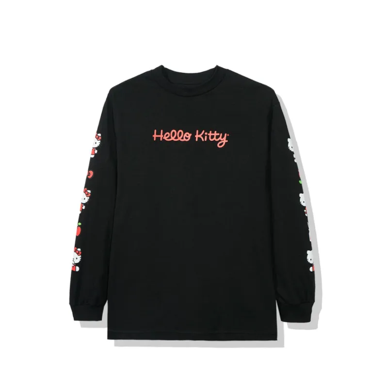 Hello Kitty x Assc Black Long Sleeve Tee sold by Anti Social Social Club