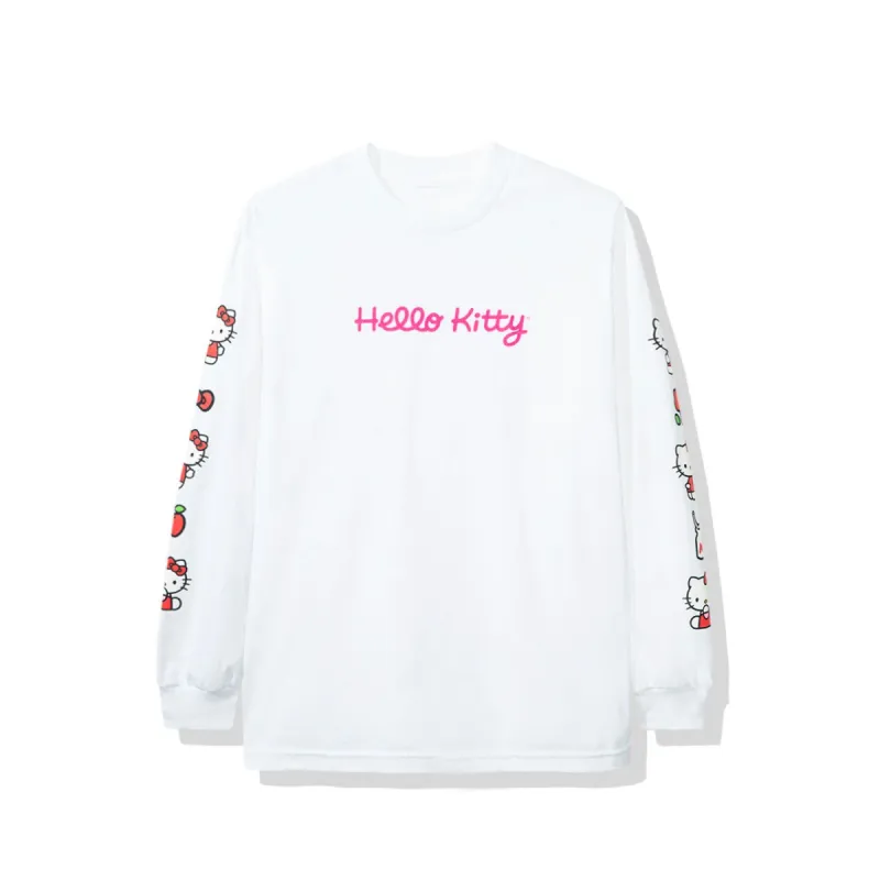 Hello Kitty x Assc White Long Sleeve Tee sold by Anti Social Social Club