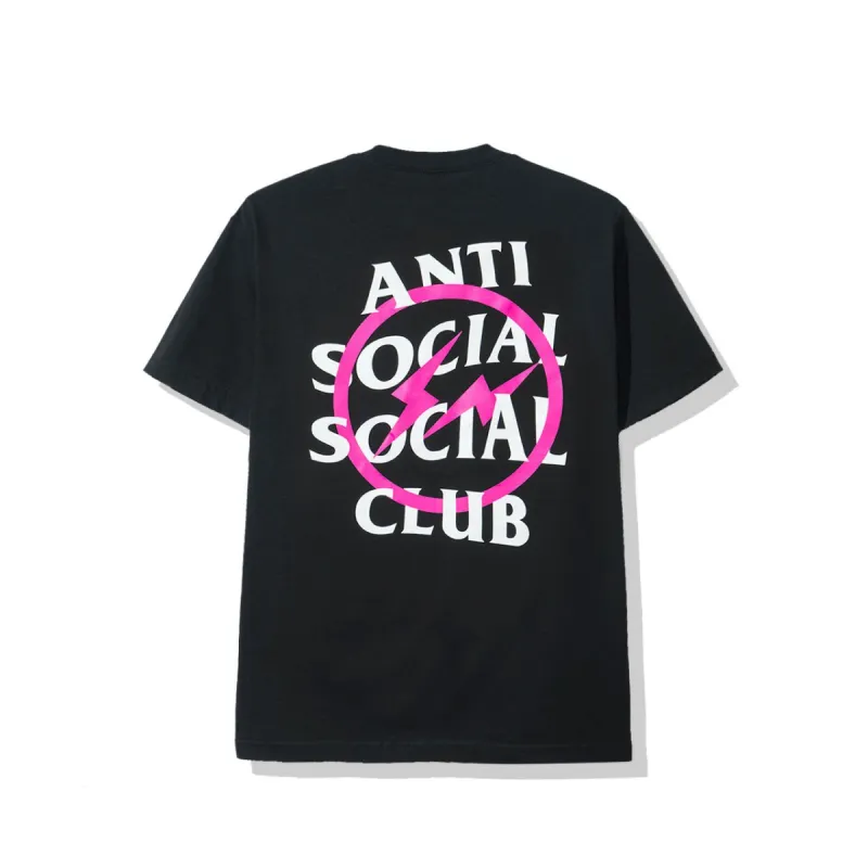 Fragment x Assc Pink Bolt Tee made by Anti Social Social Club