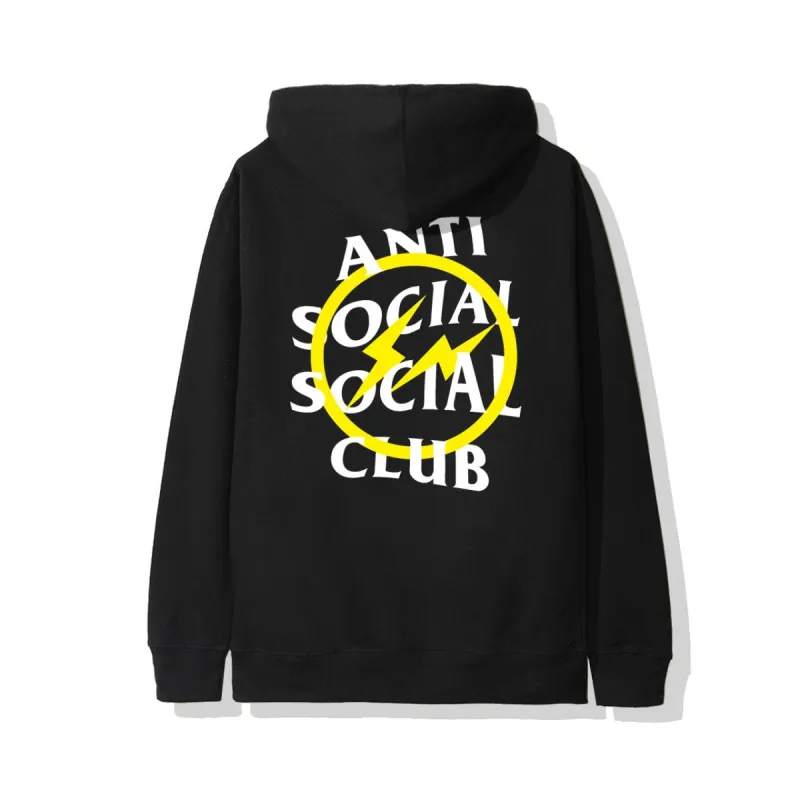 Fragment x Assc Yellow Bolt Hoodie sold by Anti Social Social Club