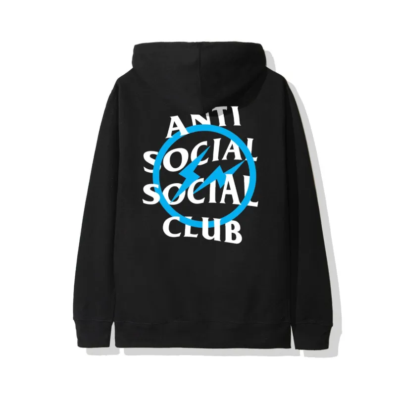 Fragment x Assc Blue Bolt Hoodie made by Anti Social Social Club