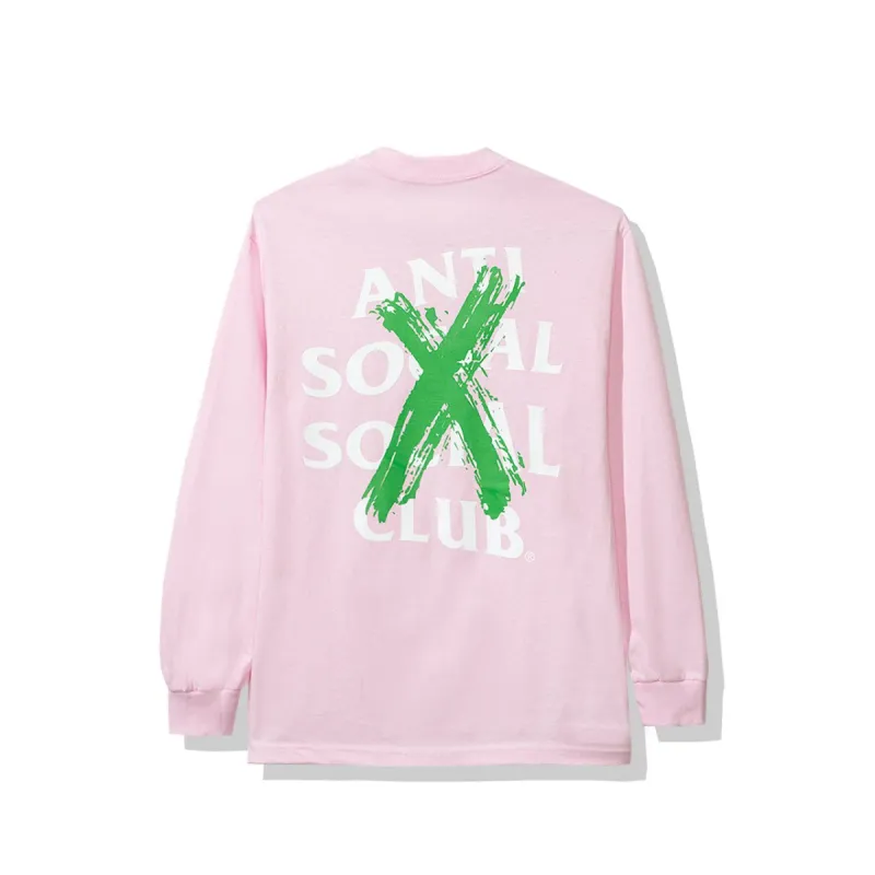 Cancelled Remix Pink Long Sleeve Tee sold by Anti Social Social Club