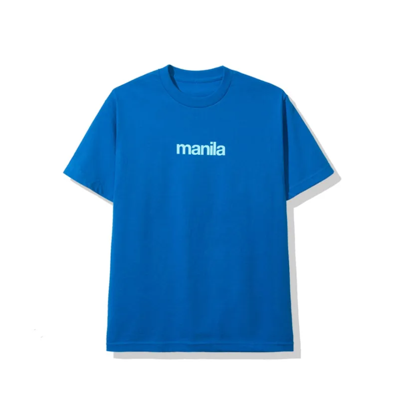 Manila Blue Tee sold by Anti Social Social Club