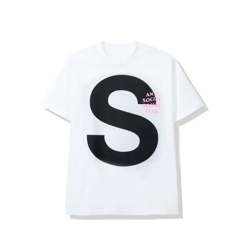 Catchem White "S" Tee sold by Anti Social Social Club