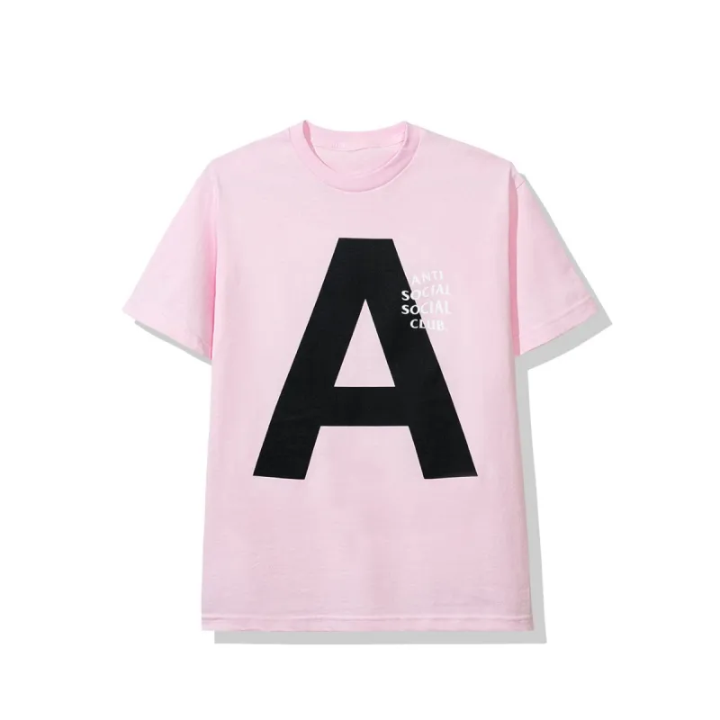 Catchem Pink "A" Tee sold by Anti Social Social Club