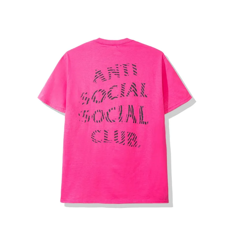 Misprint Pink Tee made by Anti Social Social Club