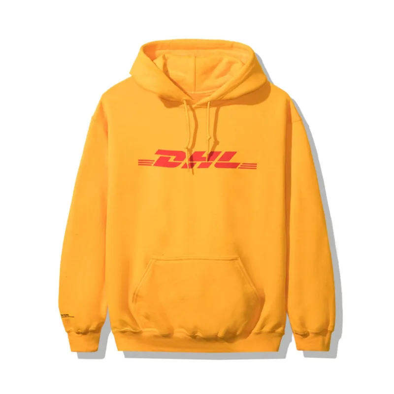 DHL X ASSC Gold Hoodie made by Anti Social Social Club