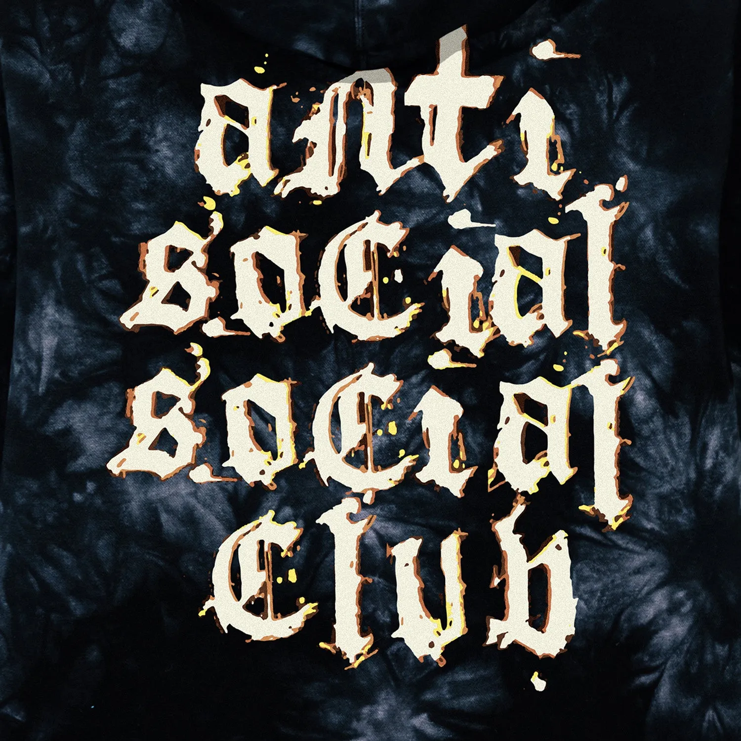 Love & War Tie-Dye Hoodie - Black sold by Anti Social Social Club product image thumbnail 3