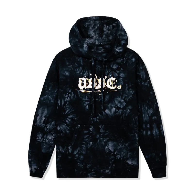 Love & War Tie-Dye Hoodie - Black sold by Anti Social Social Club