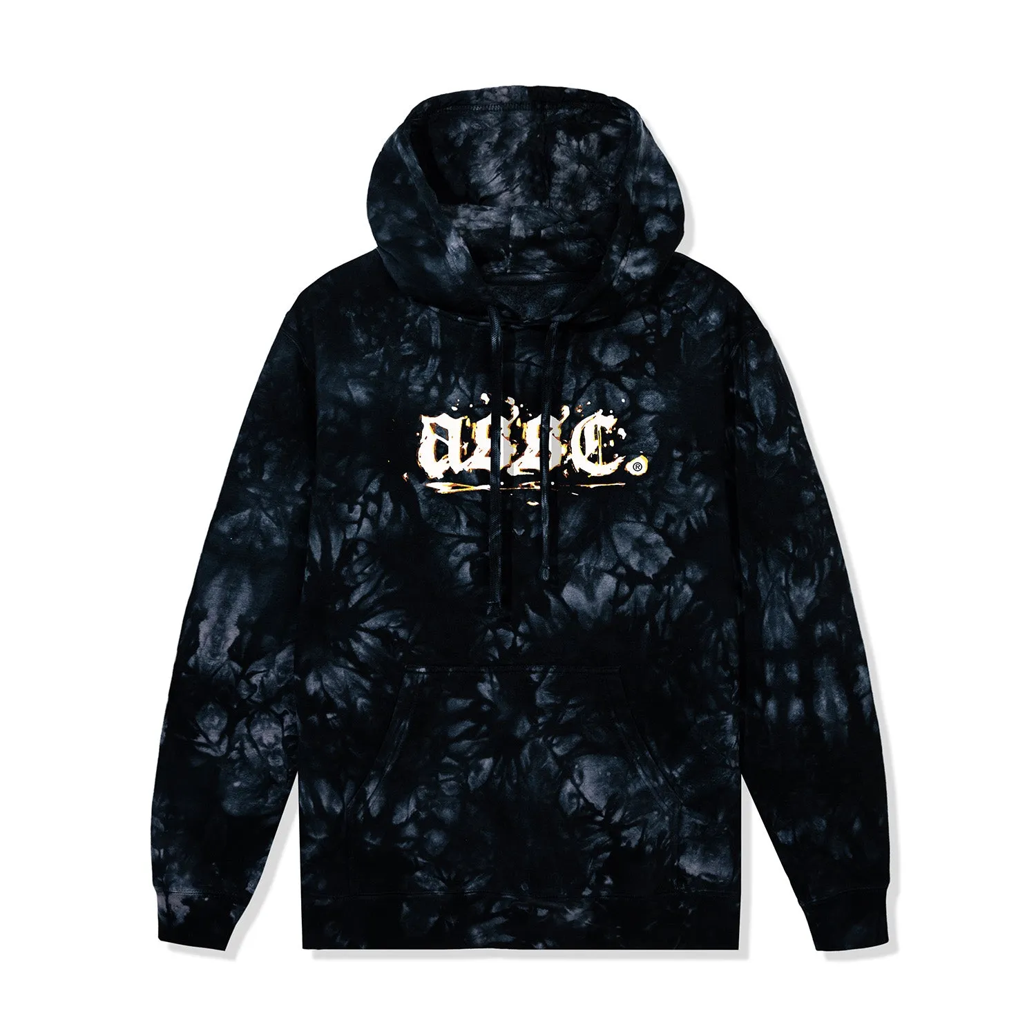 Love & War Tie-Dye Hoodie - Black sold by Anti Social Social Club