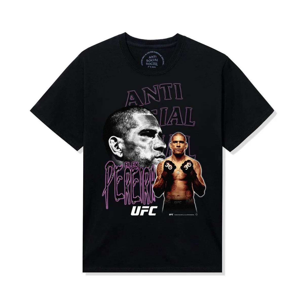 即納*ANTI SOCIAL SOCIAL CLUB/UFC★ASSC X UFC SELF-TITLED TEE Anti Social Social Club x UFC Self-Titled Tee White Men's