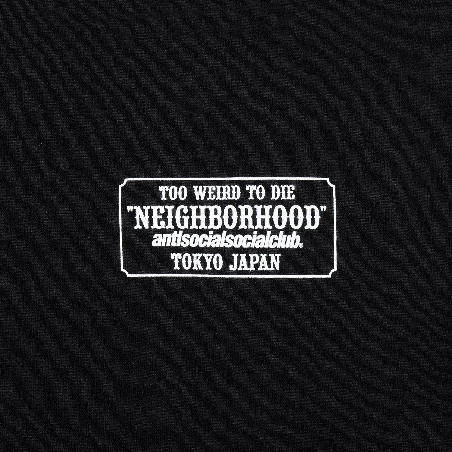 ASSC x Neighborhood Plaque LS Tee - Black sold by Anti Social Social Club product image thumbnail 3