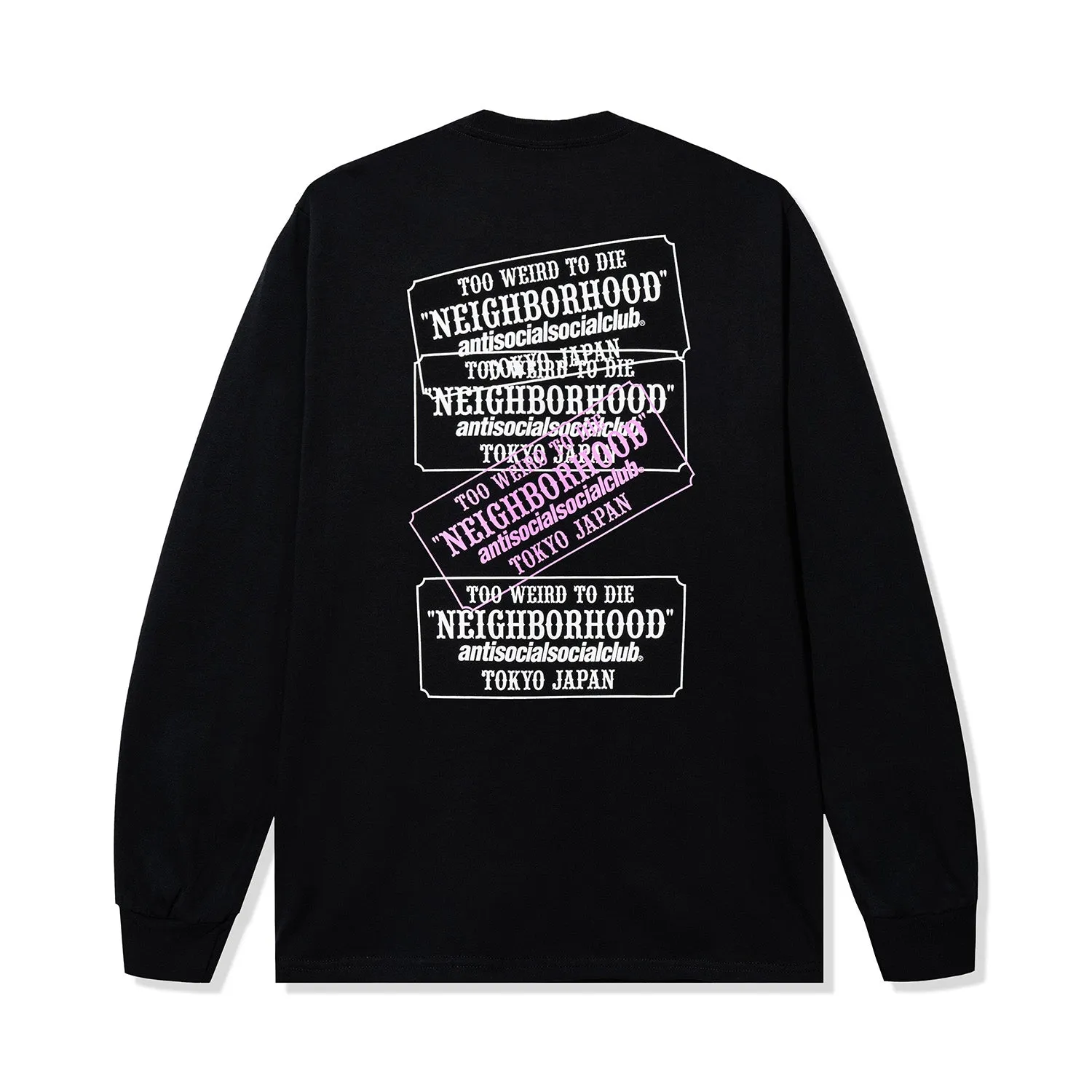 ASSC x Neighborhood Plaque LS Tee - Black sold by Anti Social Social Club