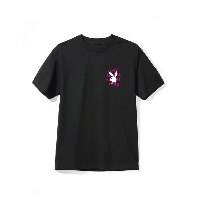 Playboy Remix Black Tee made by Anti Social Social Club