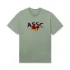 Hierarchy Tee - Stonewashed Green sold by Anti Social Social Club