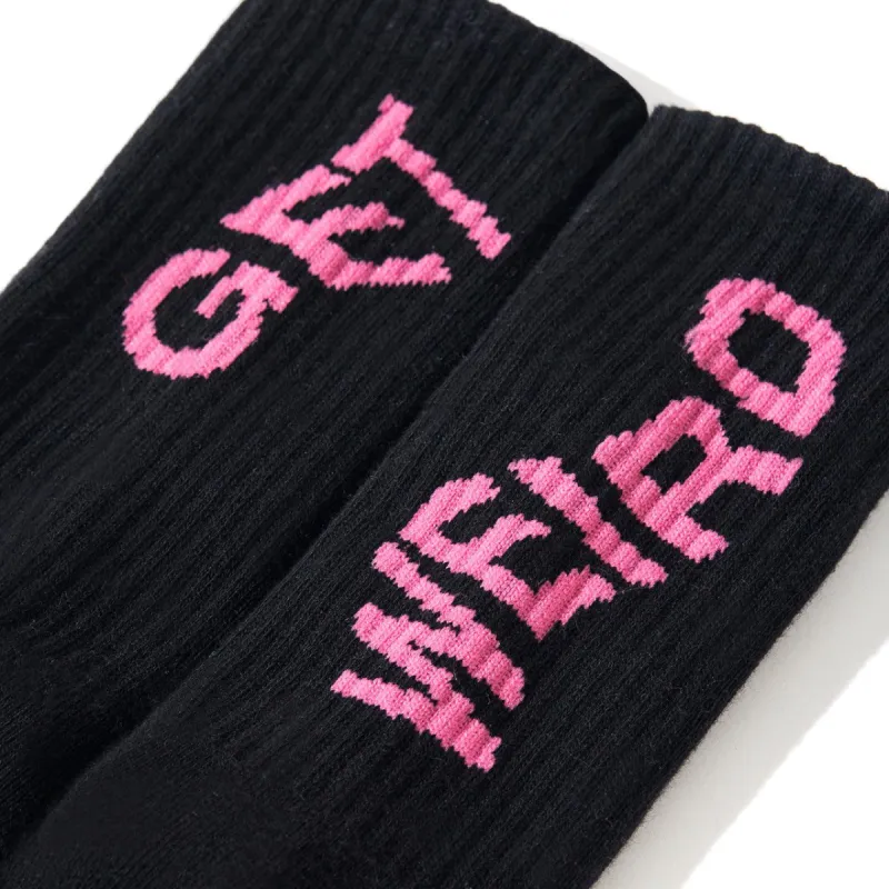 Get Weird Black Socks sold by Anti Social Social Club