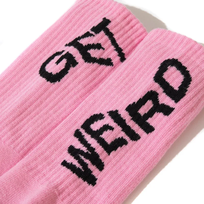 Get Weird Pink Socks sold by Anti Social Social Club